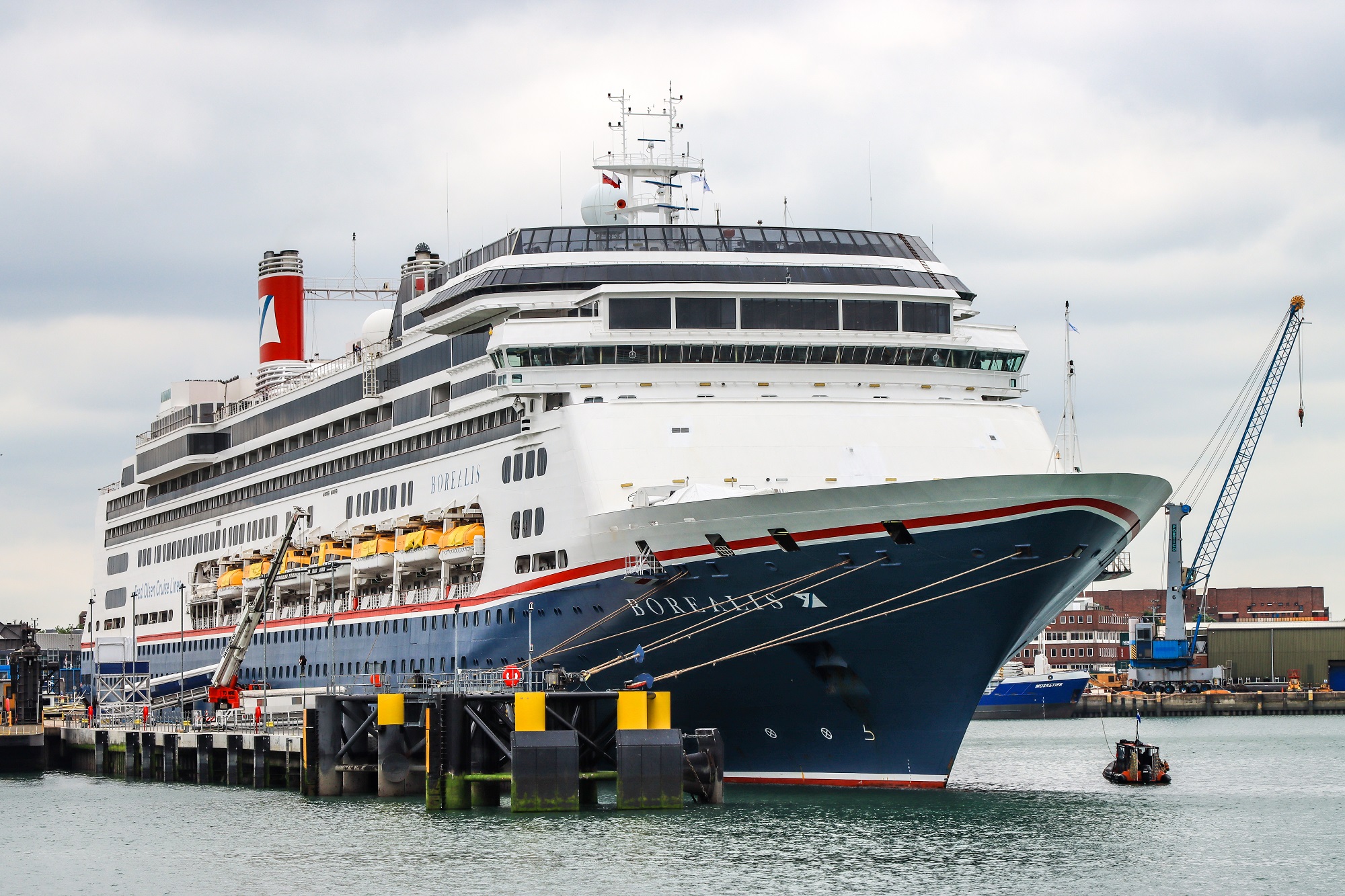 Fred Olsen Cruise Ship Borealis Suffers Technical Problems In Portsmouth Crew Center