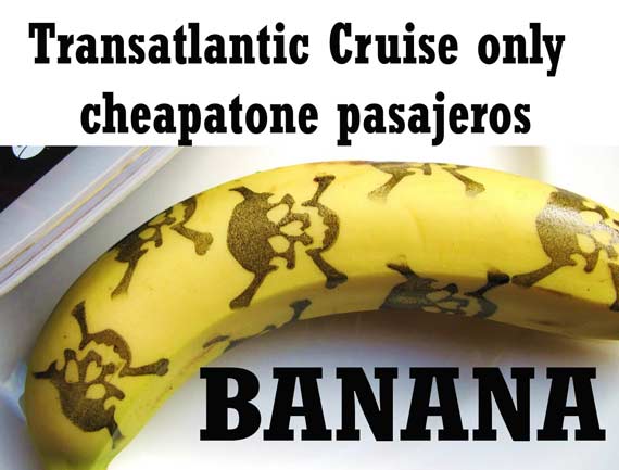 transatlantic cruise banana for crew fun